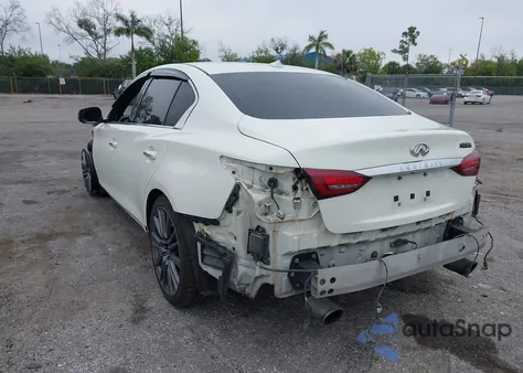 2020 Infiniti Q50 Red Sport 400 from USA, damaged, VIN JN1FV7AP5LM630497